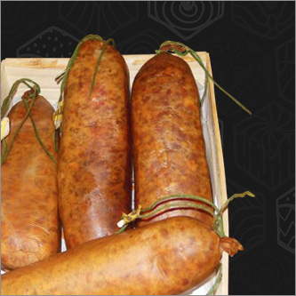 Saucisse fumée au Comté