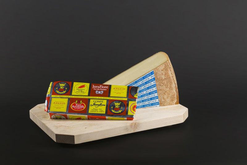 Comté - Comté étiquette bleue bande marron déclassé